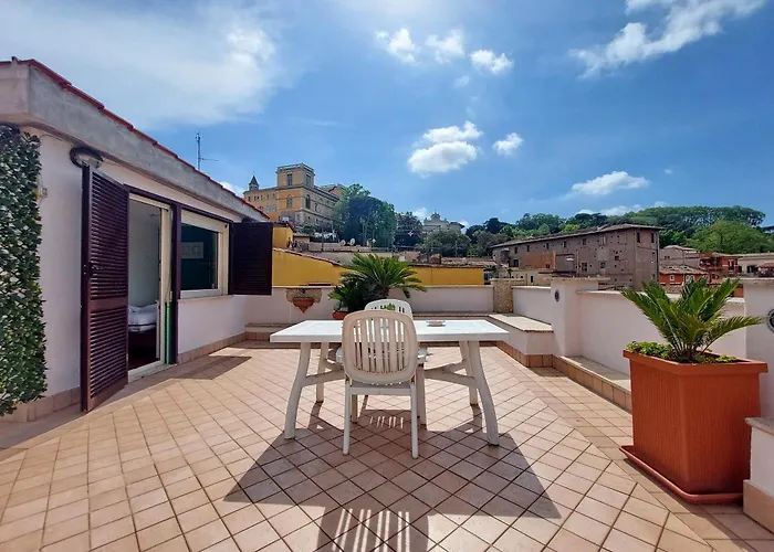 Magic Trastevere On Roof Terrace Roma