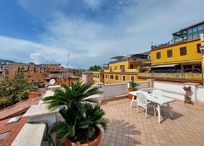 Magic Trastevere On Roof Terrace Alloggio in famiglia Roma